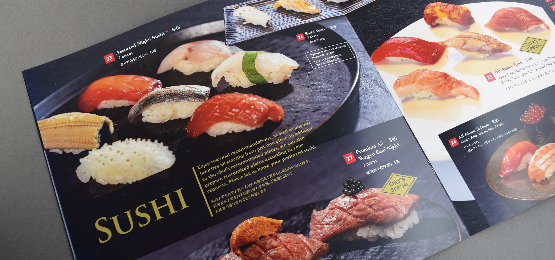 Photo Menu Book