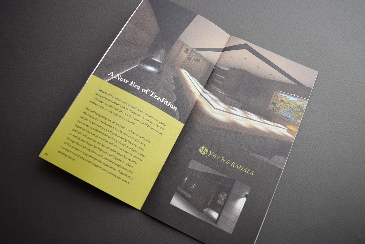 Yohei Sushi Brand Concept Book