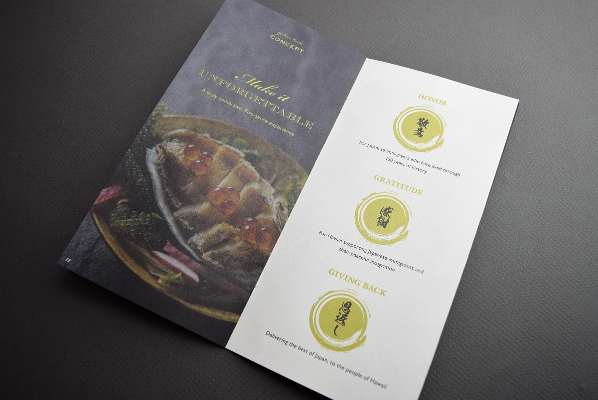 Yohei Sushi Brand Concept Book