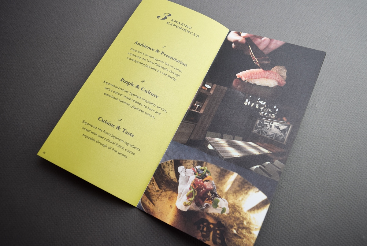Yohei Sushi Brand Concept Book