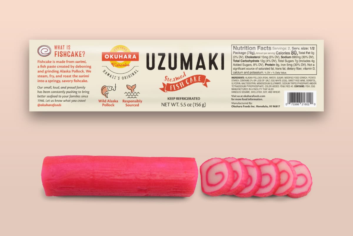 Fishcake Packaging - Uzumaki, Naruto, Chikuwa