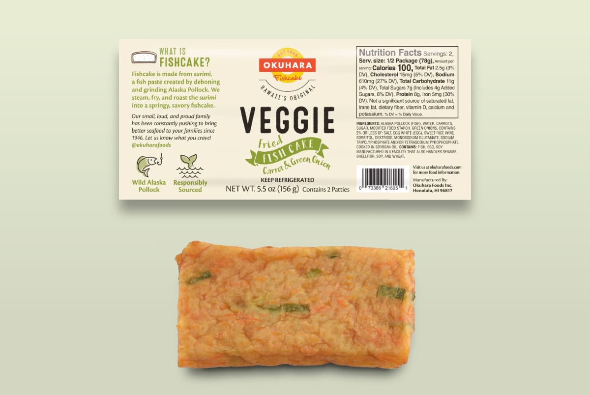 Fishcake Packaging - Kamaboko, Veggie, Gobo