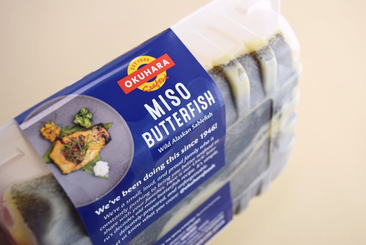 Seafood Packaging - Miso Butterfish