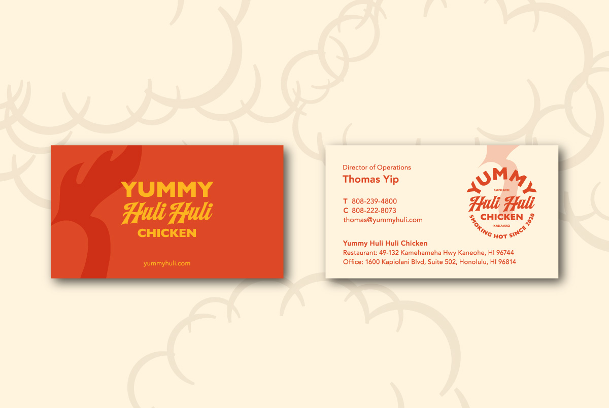 Yummy Huli Huli Chicken - Print Collateral