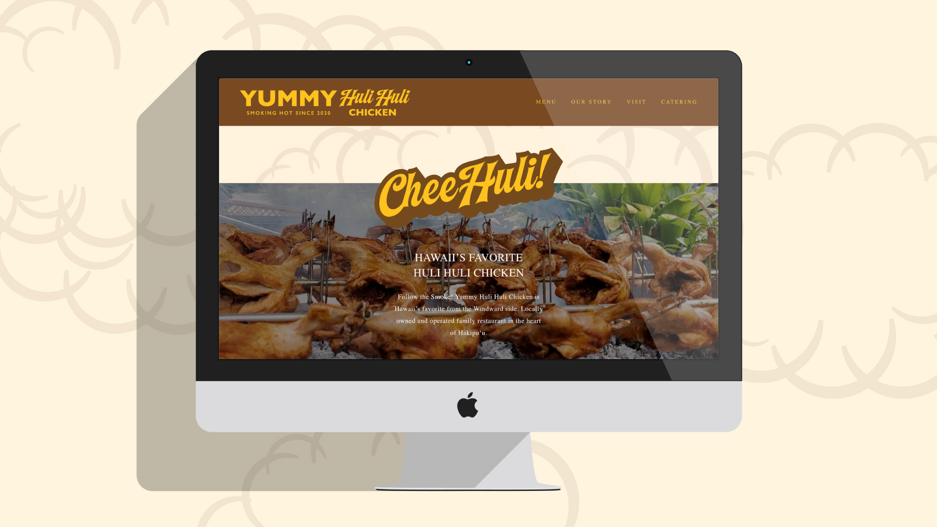 Yummy Huli Huli Chicken - Website Design